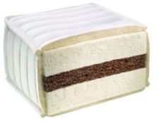 Matratze mit eingesteppter Schafschurwolle